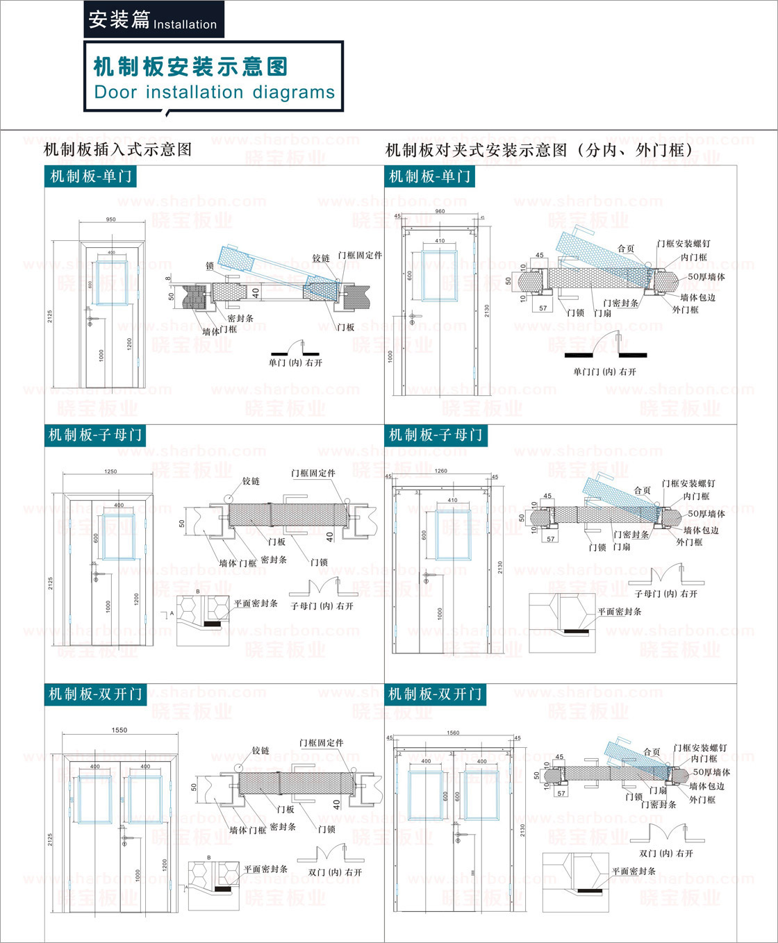 晓宝板业安装指导